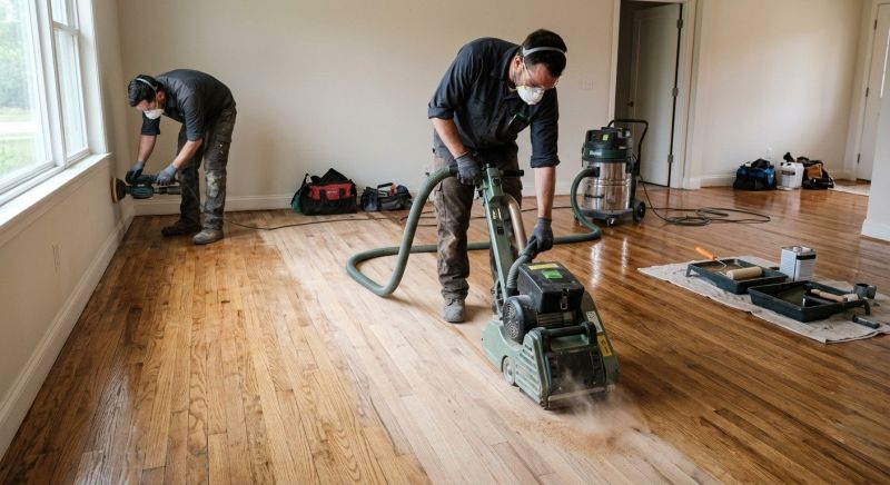Mahogany Floor Refinishing in Kansas City, KS