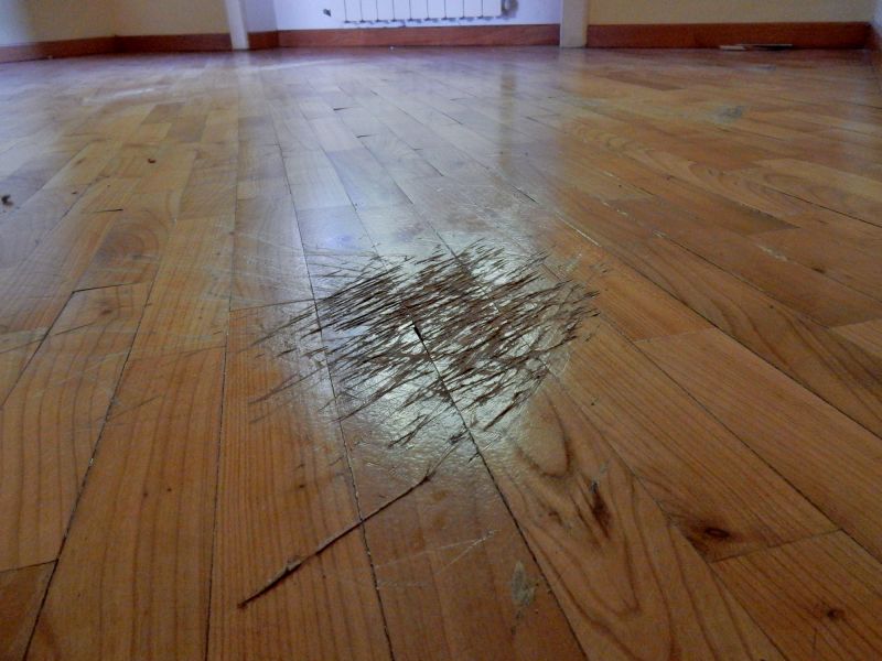 Inside Parquet Repair - Scratches