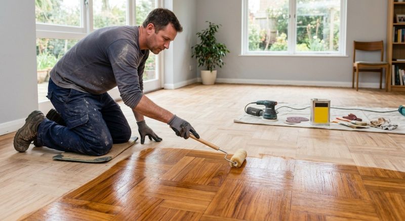 Pine Floor Refinishing in Olathe, KS