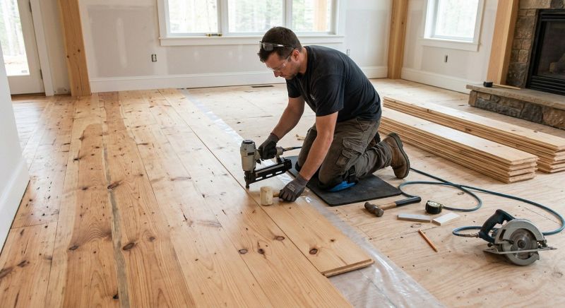 Plank Floor Installation in Manassas, VA