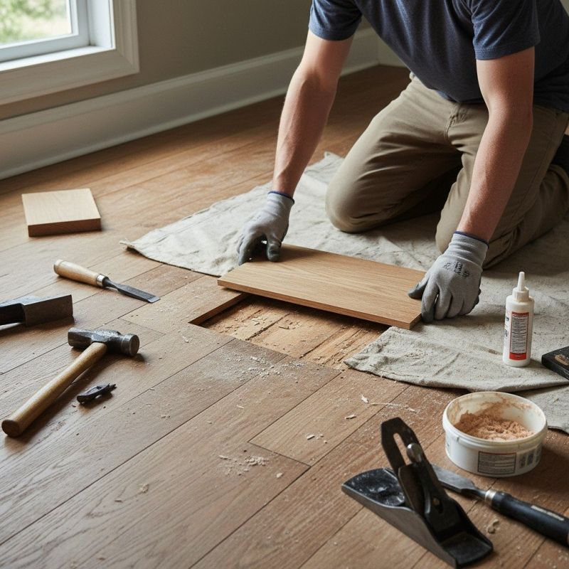 Local Parquet Floor Repair pros at work